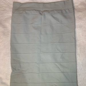 Long pencil skirt